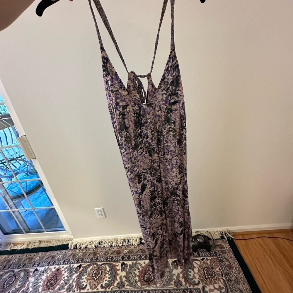 Isabel Marant Purple Backless Dress